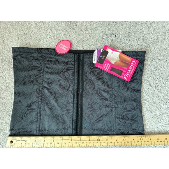 Maidenform New Black Floral Jacquard Waistnipper Size 2XL NWT - Picture 12 of 16